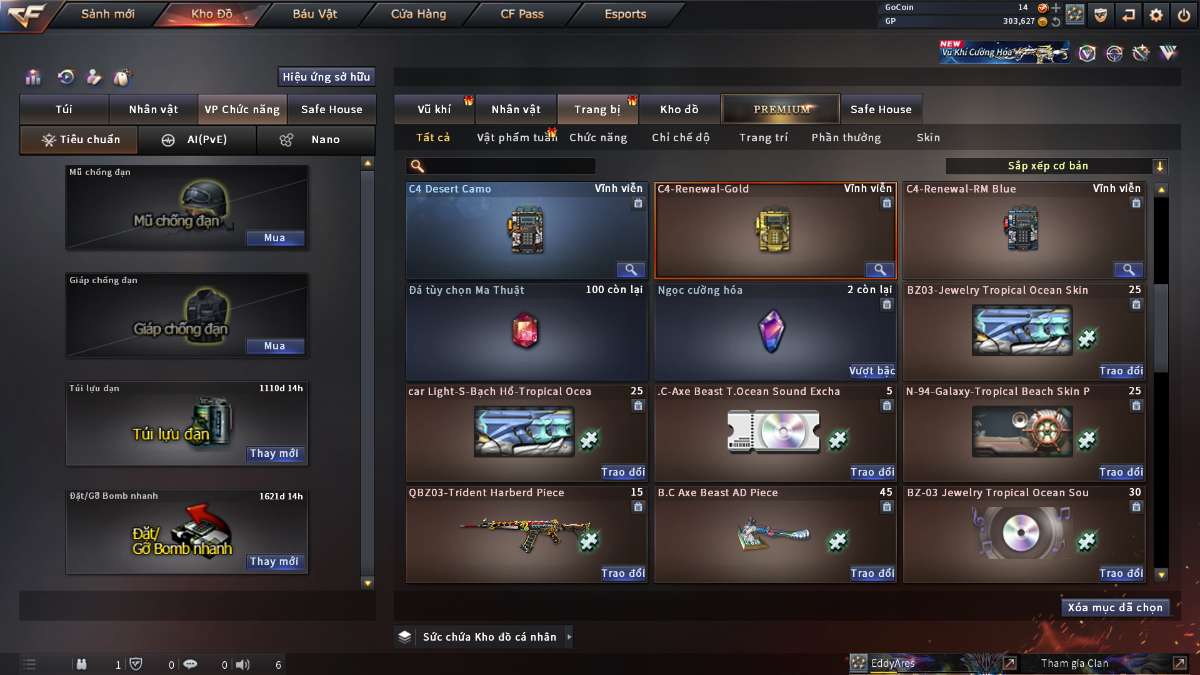 shop acc cf uy tin gia re